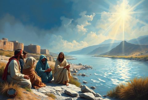 Jesus-talking-to-a-group-of-people